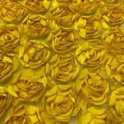 Peony Bouquet (w/ Poly Lining) Table Napkin in Yellow