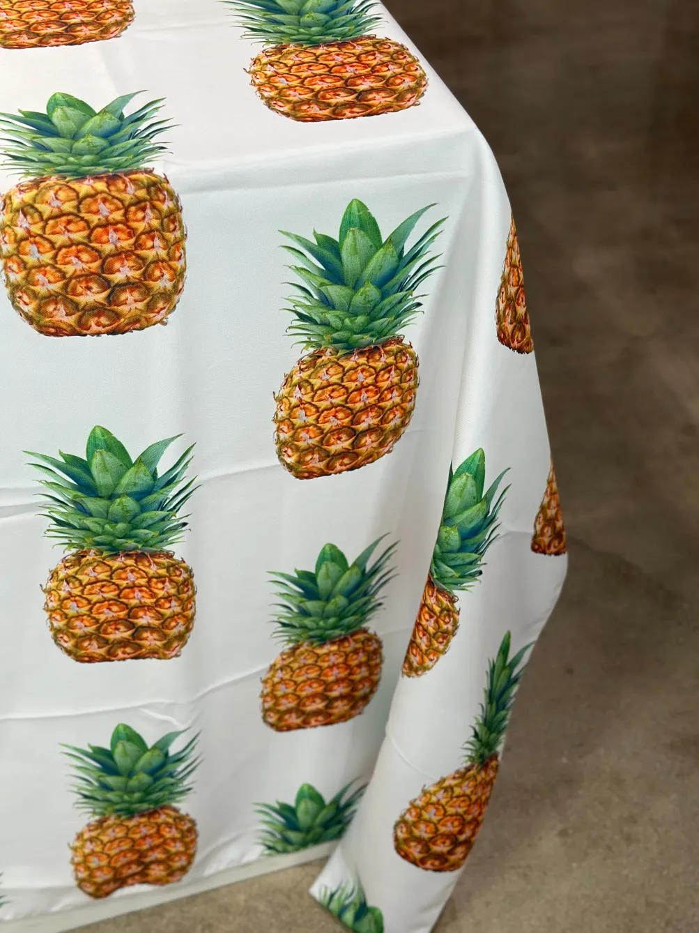 Pineapple (Poly Print) Table Linen