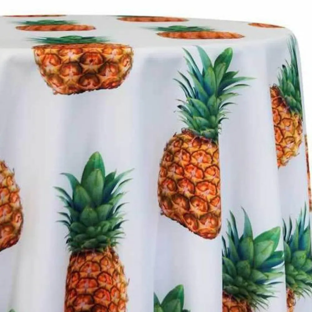 Pineapple (Poly Print) Table Linen