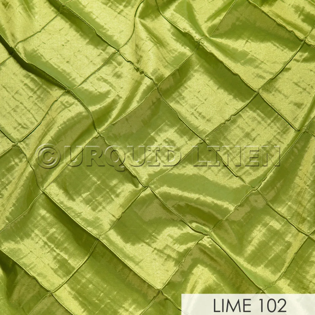 4" Pintuck Taffeta Banquet Fitted Tablecloths - Hospitality Line