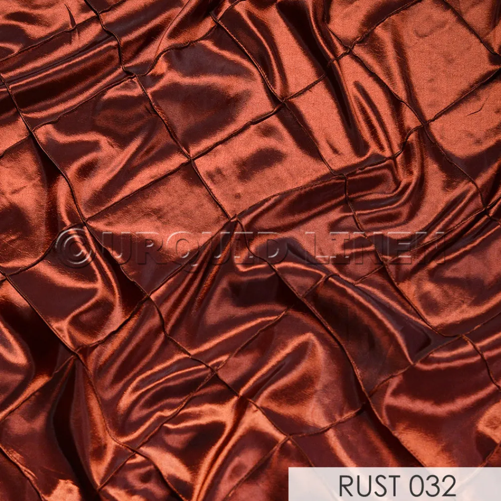 4" Pintuck Taffeta Banquet Fitted Tablecloths - Hospitality Line