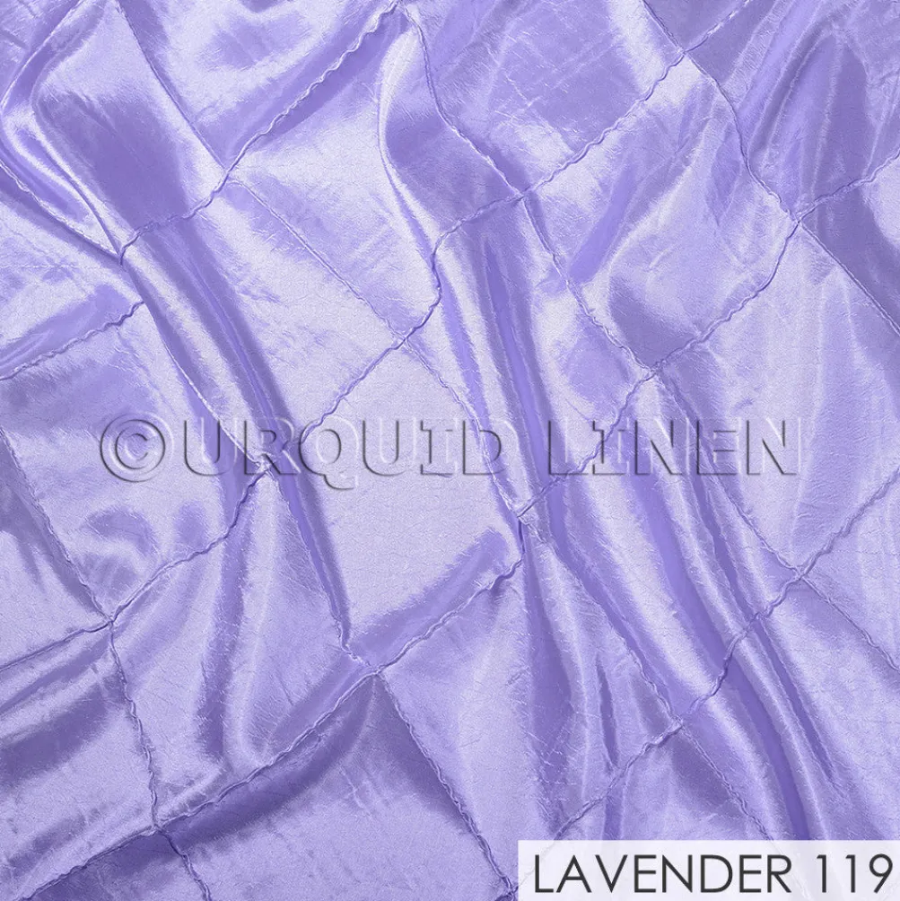 4" Pintuck Taffeta Banquet Fitted Tablecloths - Hospitality Line