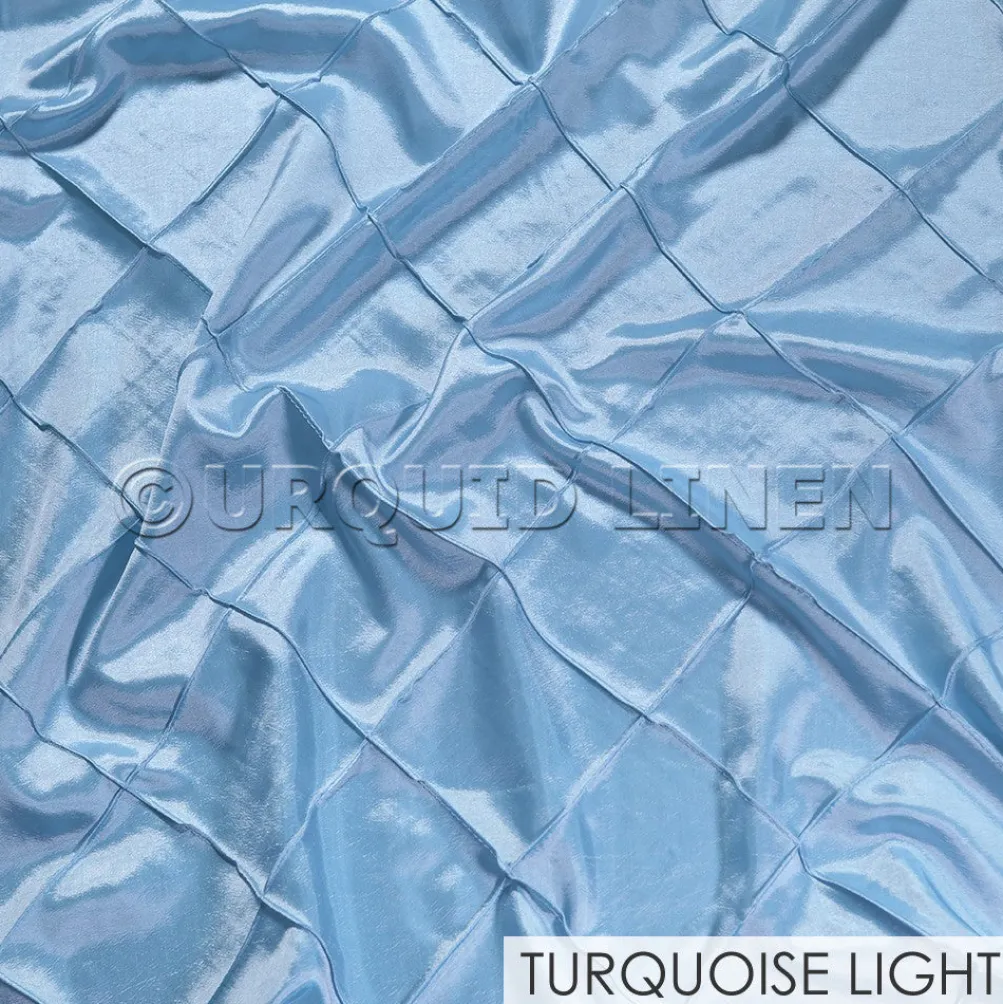 4" Pintuck Taffeta Banquet Fitted Tablecloths - Hospitality Line