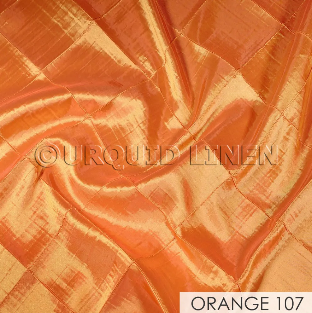 4" Pintuck Taffeta Banquet Fitted Tablecloths - Hospitality Line