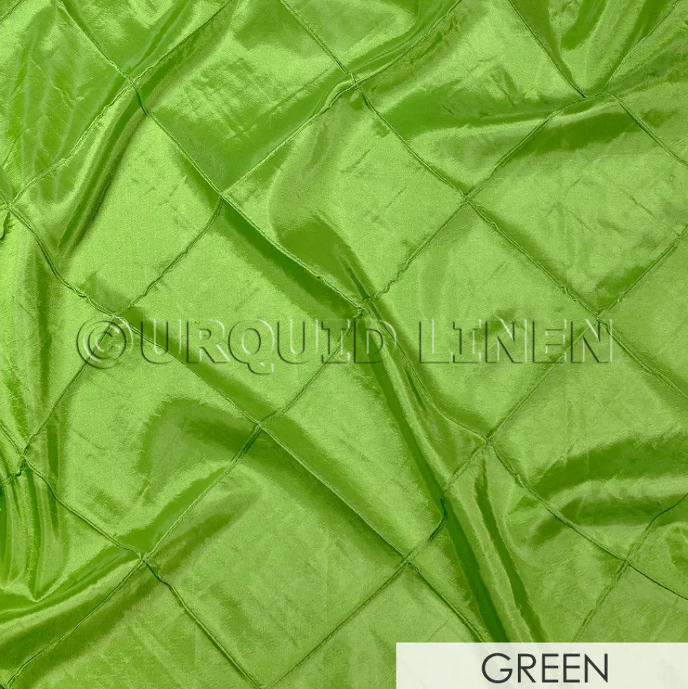 4" Pintuck Taffeta Banquet Fitted Tablecloths - Hospitality Line
