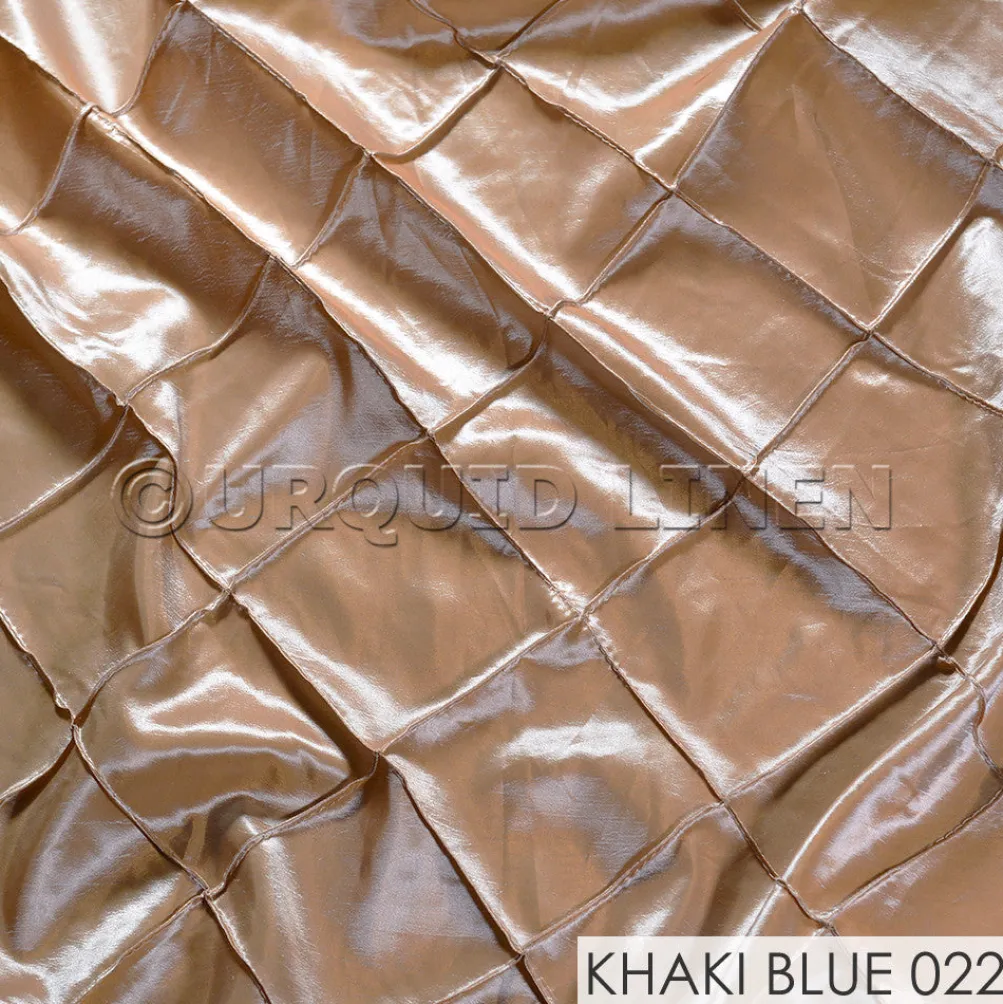 4" Pintuck Taffeta Banquet Fitted Tablecloths - Hospitality Line