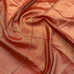 4" Pintuck Taffeta Table Linen in Salmon