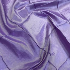 4" Pintuck Taffeta Table Linen in Lavender 119