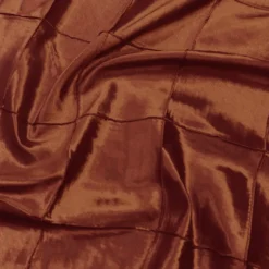 4" Pintuck Taffeta Table Napkin in Rust 032