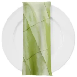 4" Pintuck Taffeta Table Napkin in Sage 103