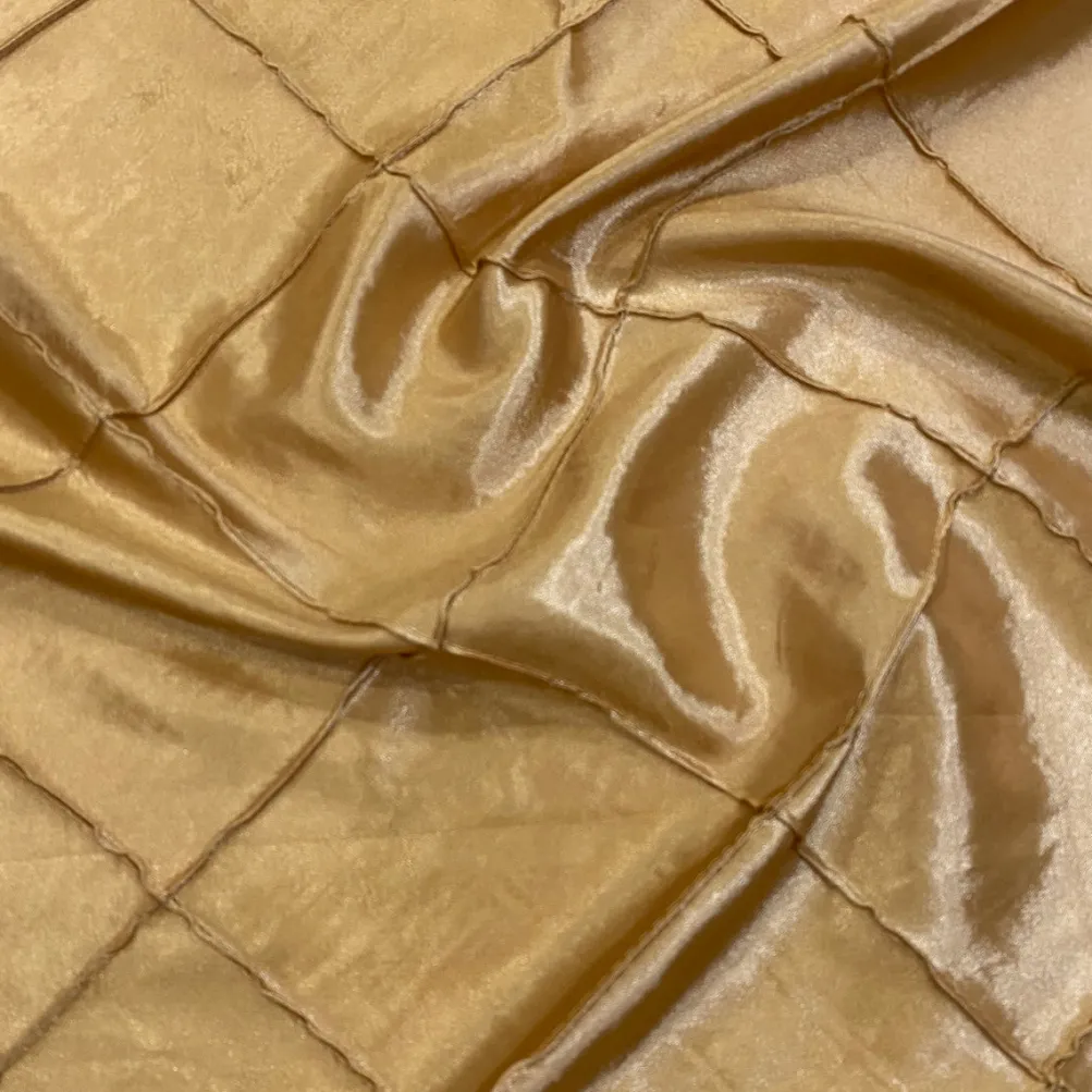 4" Pintuck Taffeta Table Napkin in Buttercup 114