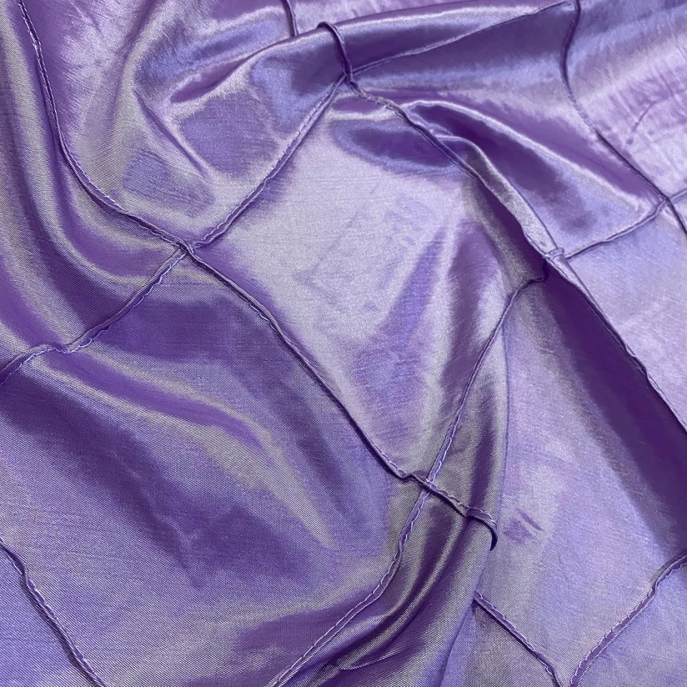 4" Pintuck Taffeta Table Napkin in Lavender