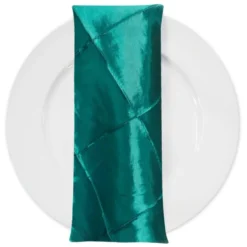 4" Pintuck Taffeta Table Napkin in Oasis 065