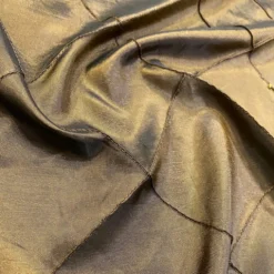 4" Pintuck Taffeta Table Napkin in Olive