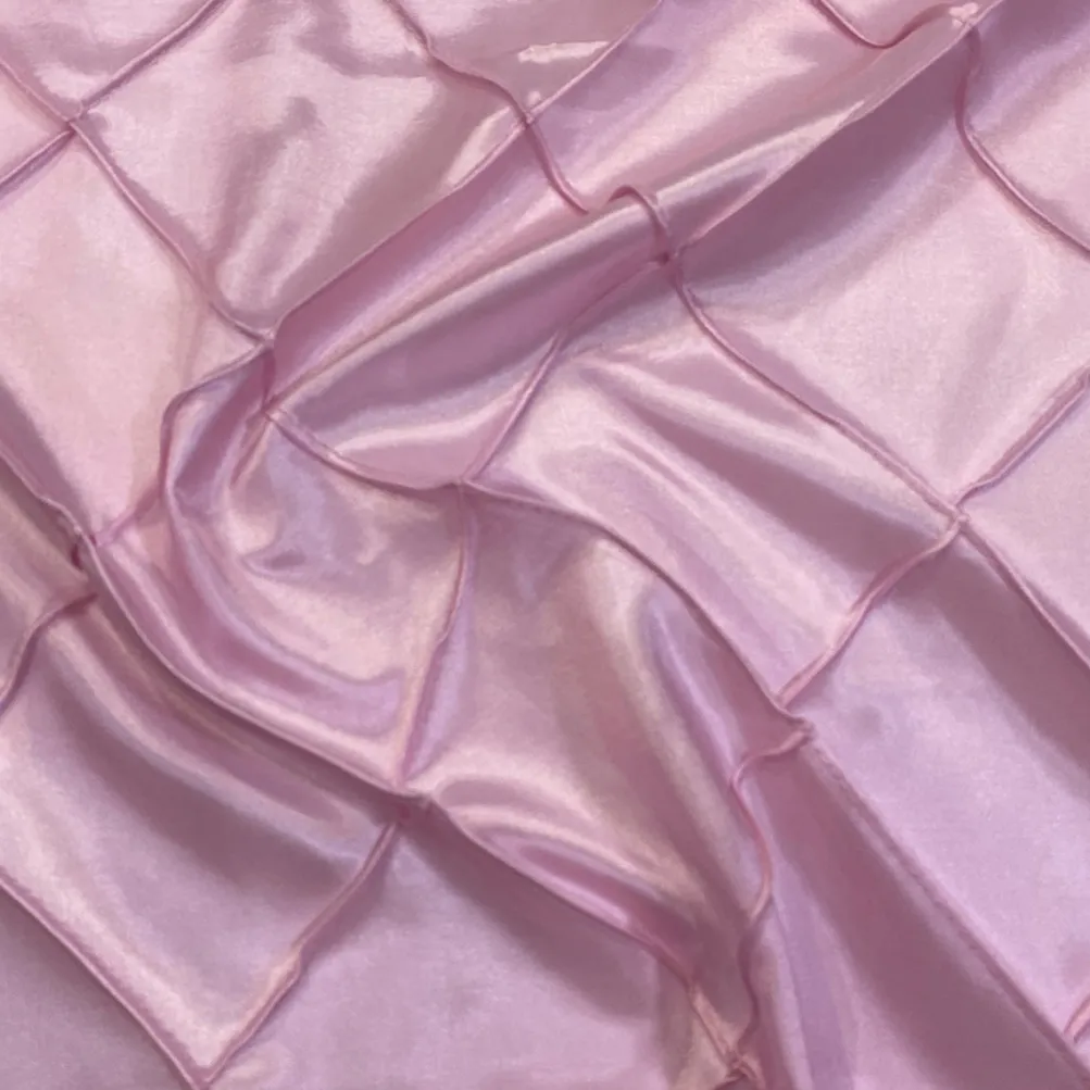 4" Pintuck Taffeta Table Napkin in Pink 072