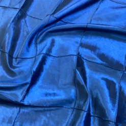 4" Pintuck Taffeta Table Runner in Marine 091