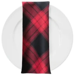 Plaid (Poly Print) Table Napkin in Buffalo Plaid