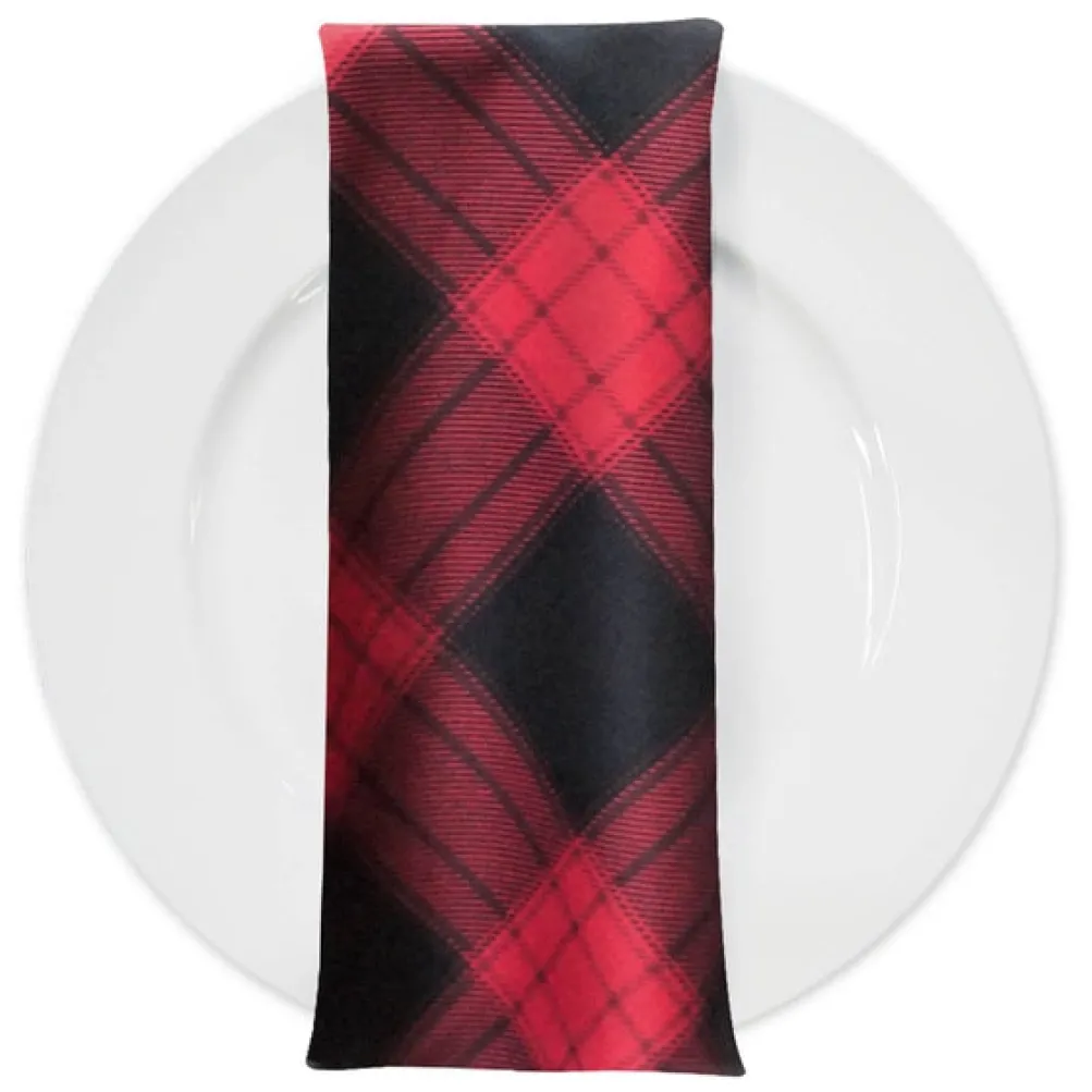 Plaid (Poly Print) Table Napkin in Buffalo Plaid