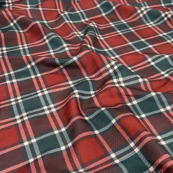 Plaid (Poly Print) Table Napkin in Noble