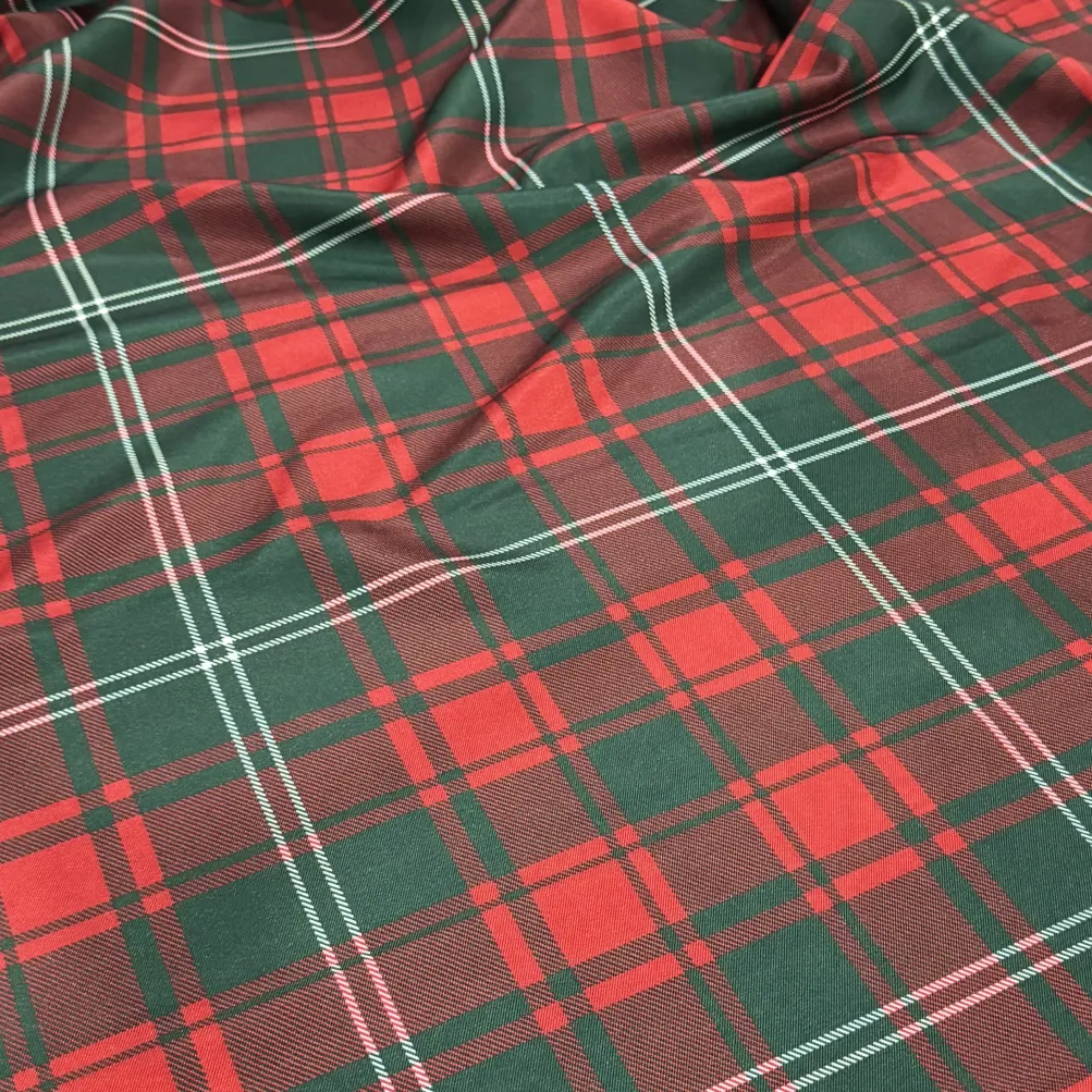 Plaid (Poly Print) Table Napkin in Hollyridge