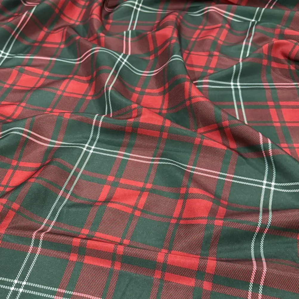 Plaid (Poly Print) Table Napkin in Hollyridge