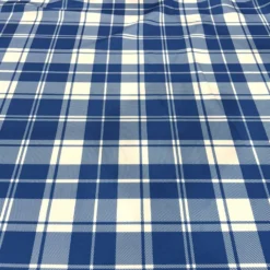 Plaid (Poly Print) Table Napkin in Harbor Blue