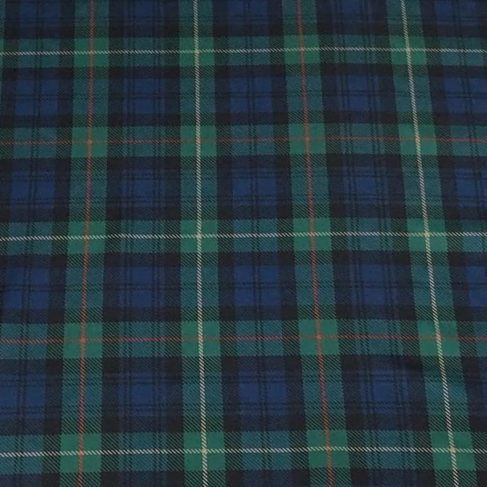Plaid (Poly Print) Table Runner in Green