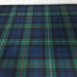 Plaid (Poly Print) Table Runner in Green