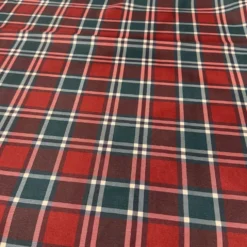 Plaid (Poly Print) Table Runner in Noble
