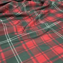 Plaid (Poly Print) Table Runner in Hollyridge