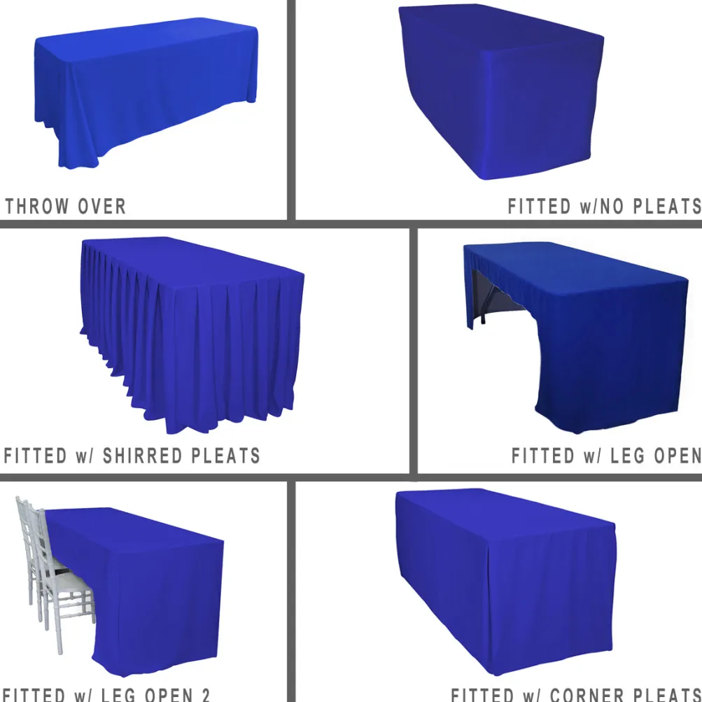 Polyester Banquet Fitted Tablecloths - Hospitality Line