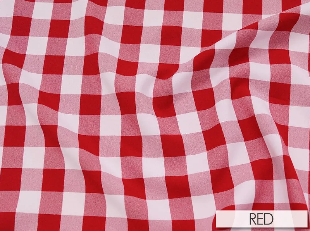 Polyester Checker (Gingham)