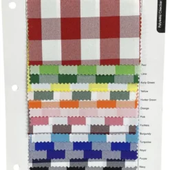Polyester Checker (Gingham) Table Napkin in Orange