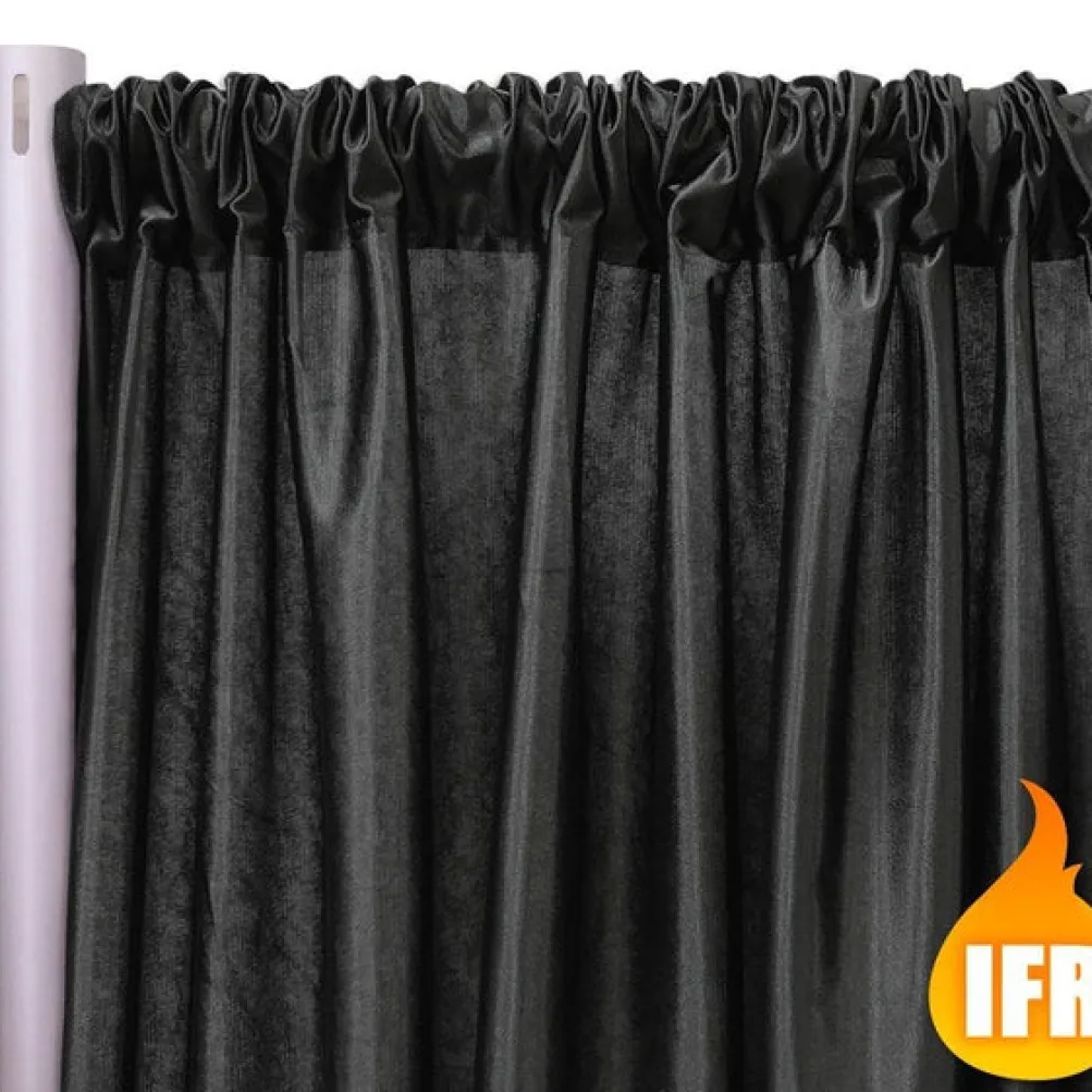 Poly Knit (Fire Retardant) Drape Panels (120" Wide) / 3 Colors