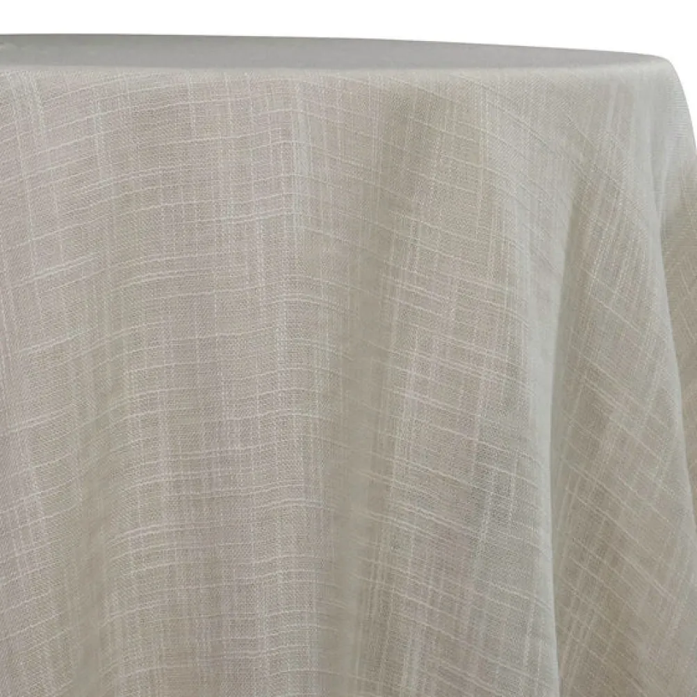 Poly Slub Table Linen in Beige