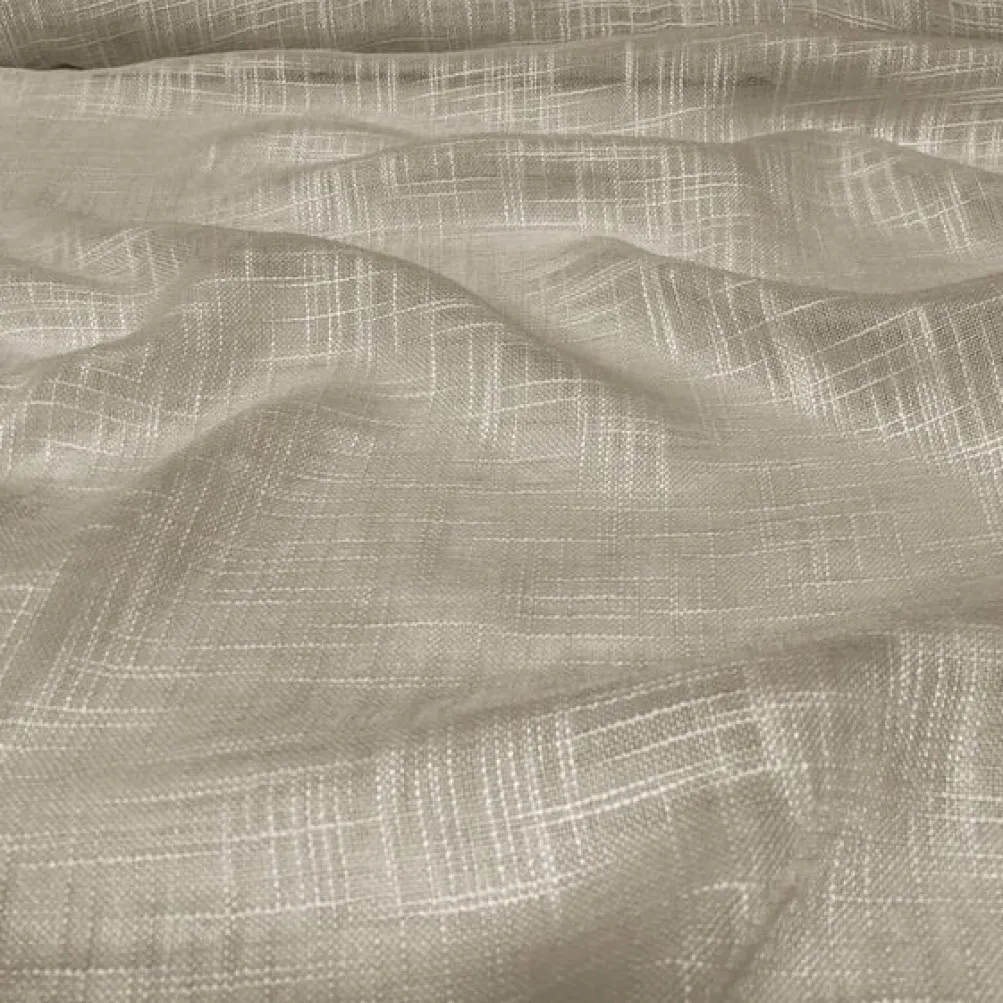 Poly Slub Table Linen in Beige