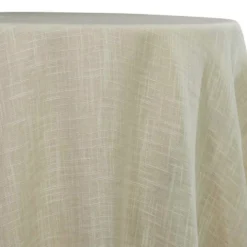 Poly Slub Table Linen in Ivory