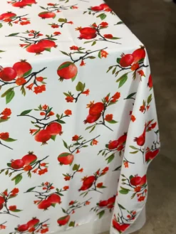 Pomegranate (Poly Print) Table Linen