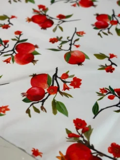 Pomegranate (Poly Print) Table Linen