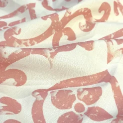Portofino (Slub Print) Table Linen in Dusty Rose