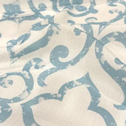 Portofino (Slub Print) Table Linen in Lt Blue