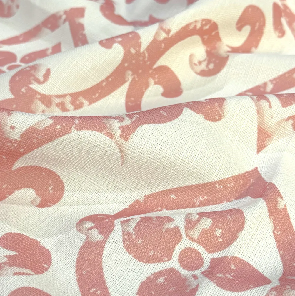 Portofino (Slub Print) Table Napkin in Dusty Rose