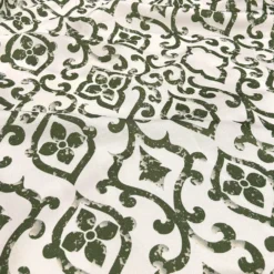 Portofino (Slub Print) Table Napkin in Willow Green