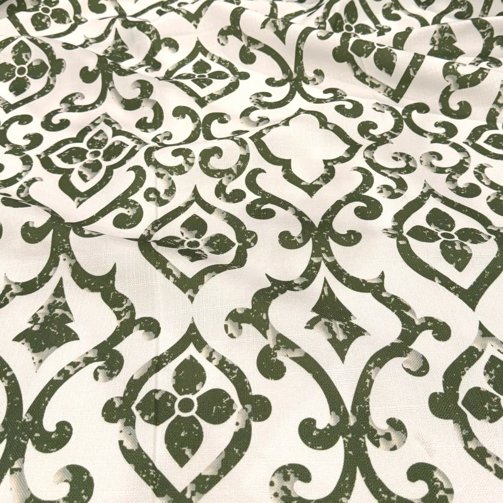 Portofino (Slub Print) Table Napkin in Willow Green