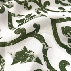 Portofino (Slub Print) Table Napkin in Willow Green