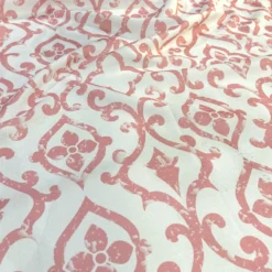 Portofino (Slub Print) Table Runner in Dusty Rose