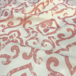 Portofino (Slub Print) Table Runner in Dusty Rose