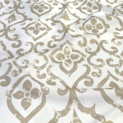 Portofino (Slub Print) Table Runner in Taupe