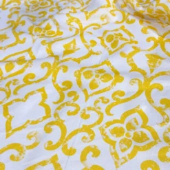 Portofino (Slub Print) Table Runner in Yellow