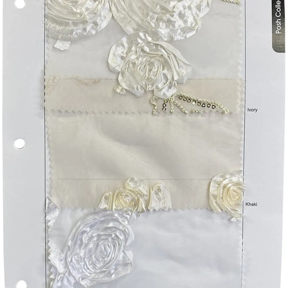Posh Collection Table Linen in Ivory